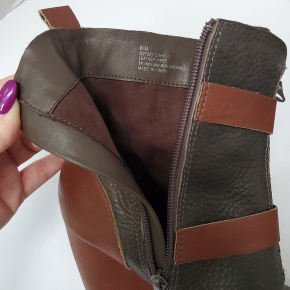 KORKS Richard Slate Leather Calf Boot Comfort Sz 6.5 - EUC! Boho Western… - Picture 10 of 13